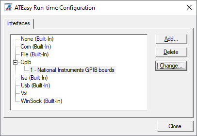 ATEasy Run-Time Configuration Applet